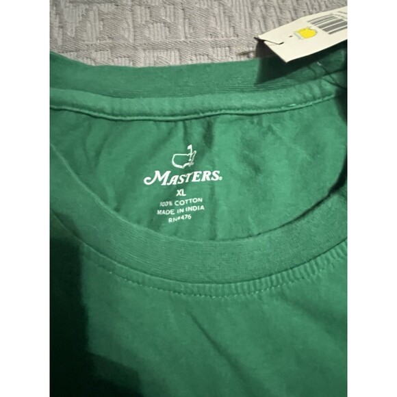 2022 Authentic Masters T Shirt Double Sided Men’s Green Augusta XL - Picture 6 of 6